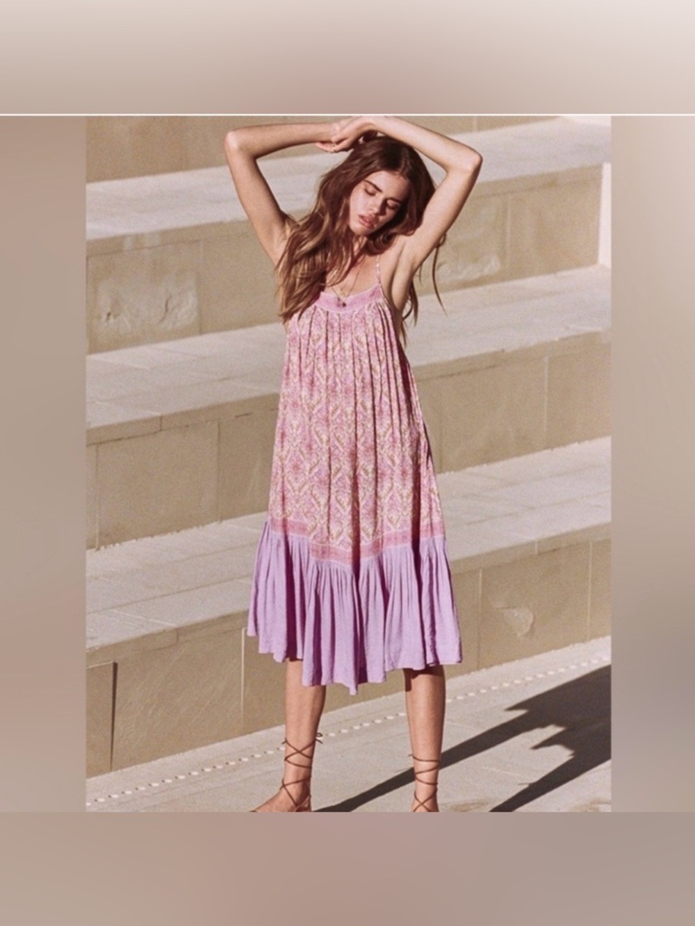 Spell Jewel Strappy Midi Dress